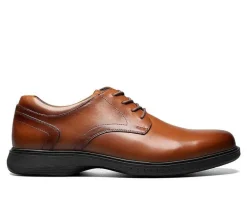 Men's Nunn Bush Kore Pro Plain Toe Slip-Resistant Oxfords
