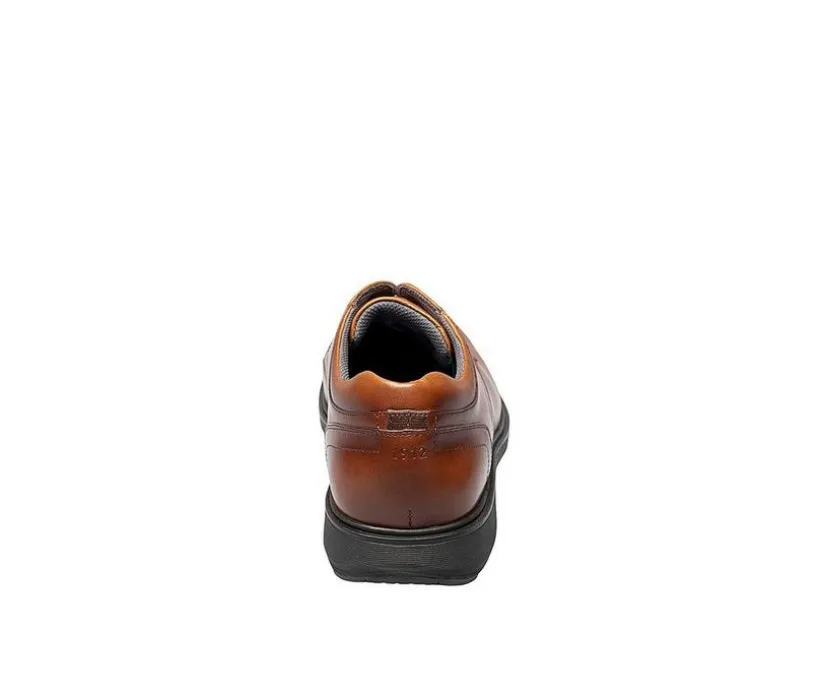 Men's Nunn Bush Kore Pro Plain Toe Slip-Resistant Oxfords
