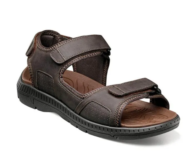 Men's Nunn Bush Laguna 3-Strap River Sandal Outdoor Sandals