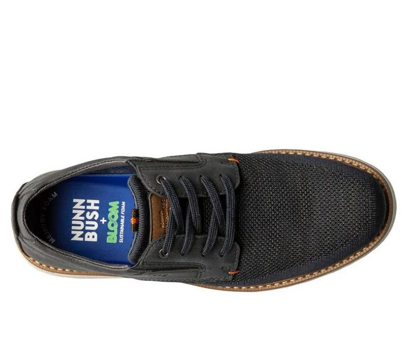 Men's Nunn Bush Otto Knit Plain Toe Dress Shoes