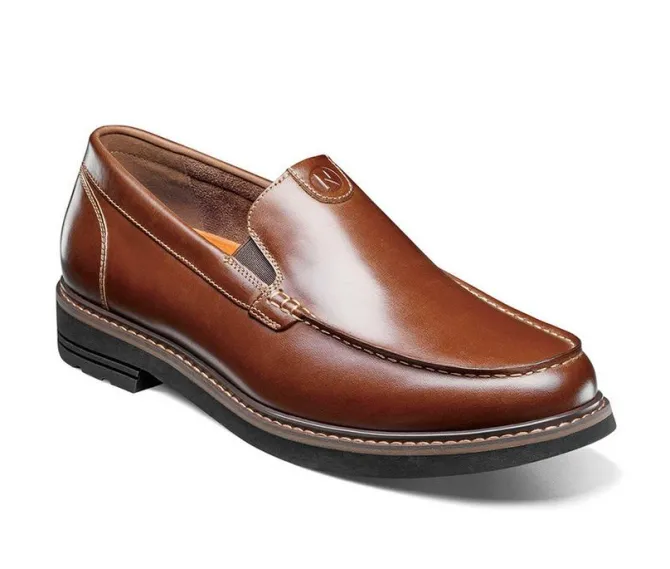 Men's Nunn Bush Owen II Moc Toe Venetian Slip On Loafers