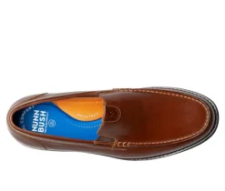 Men's Nunn Bush Owen II Moc Toe Venetian Slip On Loafers