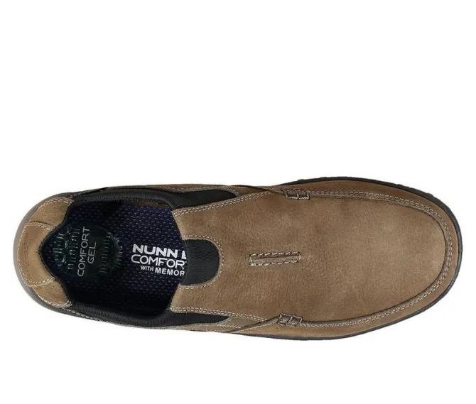 Men's Nunn Bush Quest Moc Toe Slip On Shoes