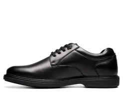 Men's Nunn Bush Wade Plain Toe Slip Resistant Work Oxfords