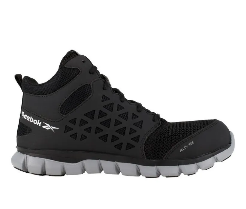 Men's REEBOK WORK Sublite Cushion Work Mid Mesh Work Boots