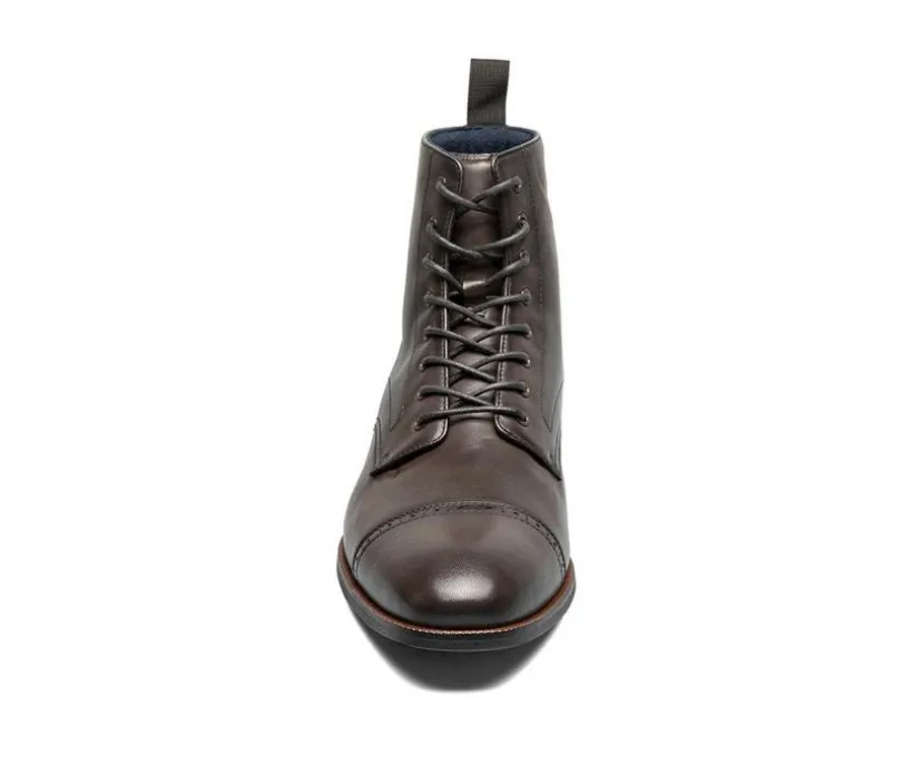 Men's Stacy Adams Henry Cap Toe Lace Boot Dress Shoes