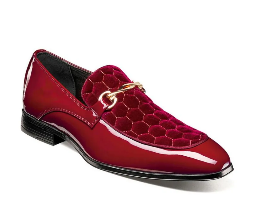 Men's Stacy Adams Sprague Moc Toe Slip On Dress Shoes