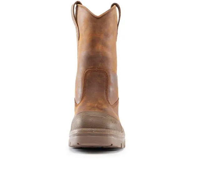 Men's STEEL BLUE Heeler Scuff Work Boots