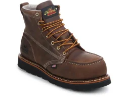 Men's Thorogood USA Heritage Wedge 6" Steel Toe Work Boots