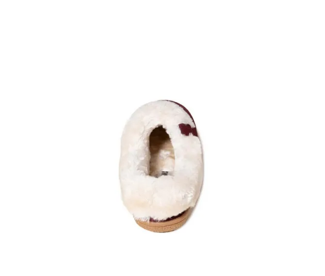 Minnetonka Camp Collar Scuff Slippers