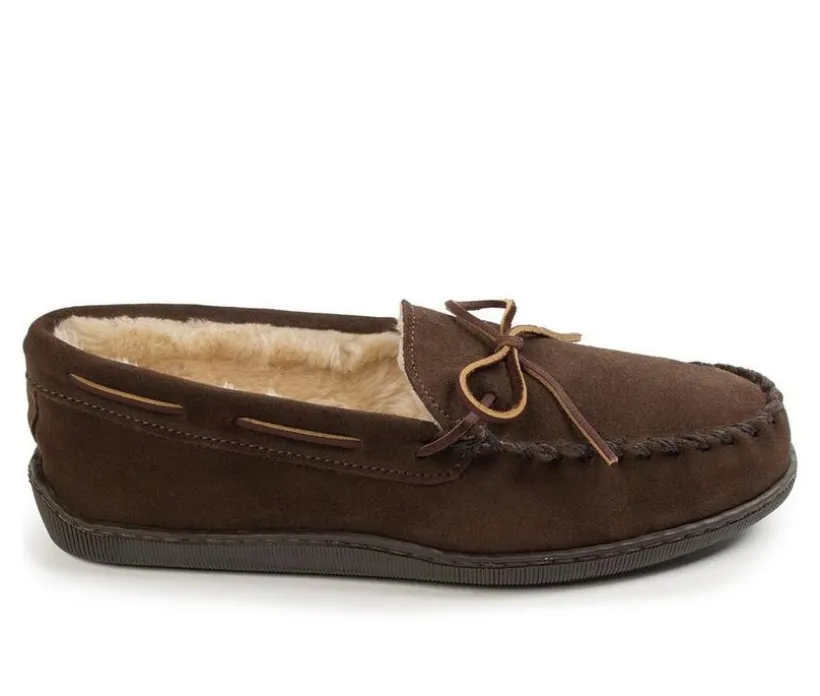 Minnetonka Pile Lined Hardsole Slippers