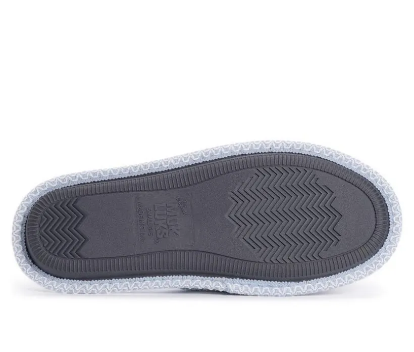 MUK LUKS Ada Micro Chenille Criss Cross Slippers