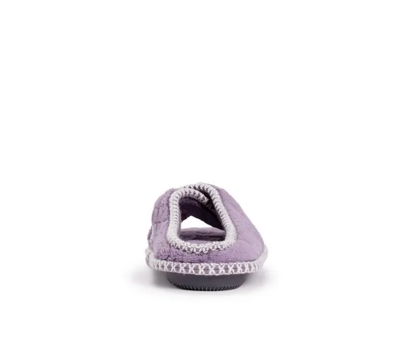 MUK LUKS Ada Micro Chenille Criss Cross Slippers