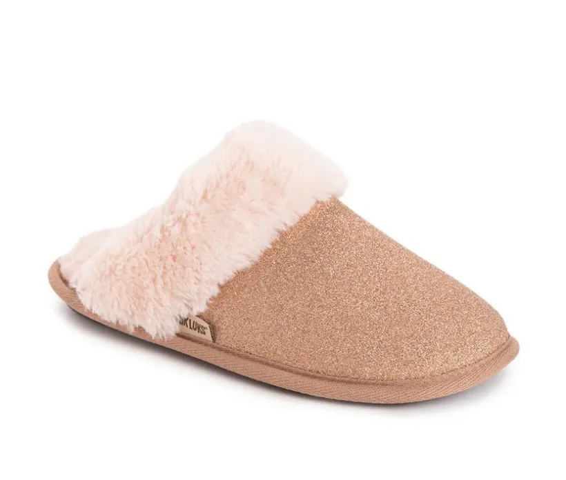 MUK LUKS Angled Sparkle Scruff Slippers