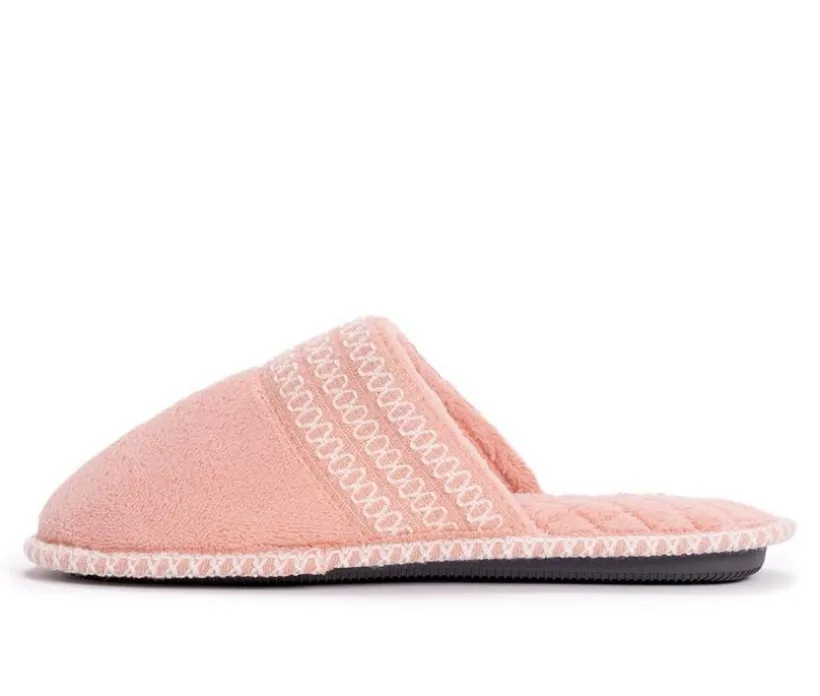 MUK LUKS Cathy Micro Chenille Closed Toe Slipper