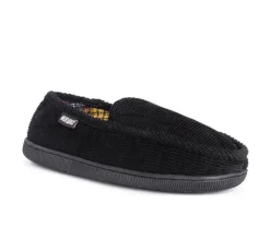 MUK LUKS Cordurory Moccasin with Flannel Lining Slippers