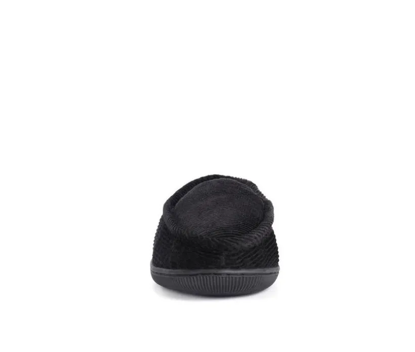 MUK LUKS Cordurory Moccasin with Flannel Lining Slippers