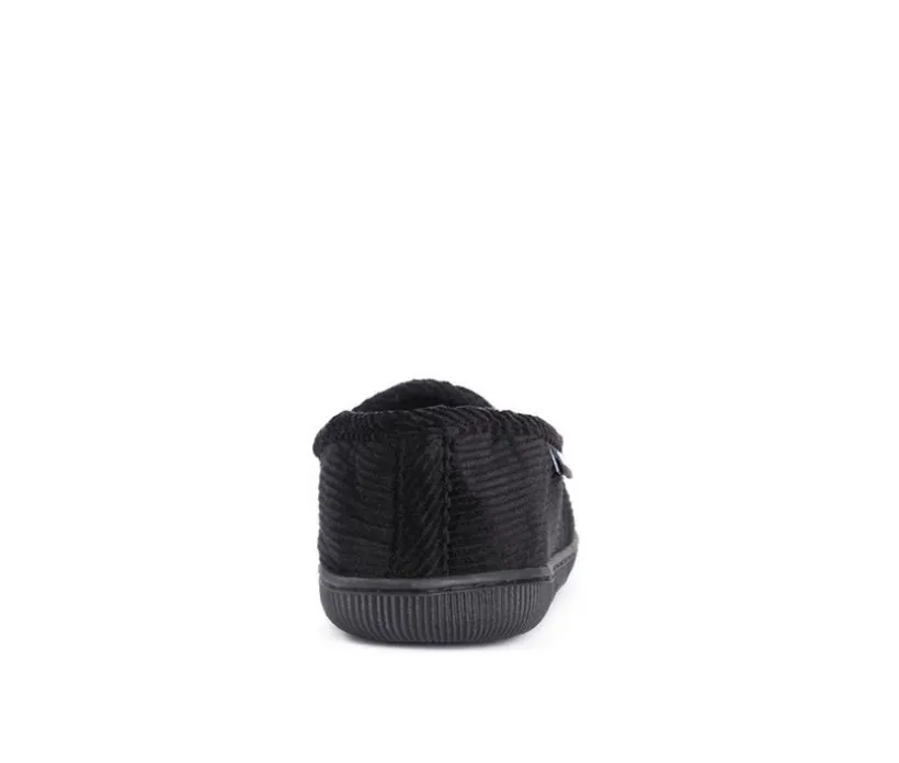 MUK LUKS Cordurory Moccasin with Flannel Lining Slippers