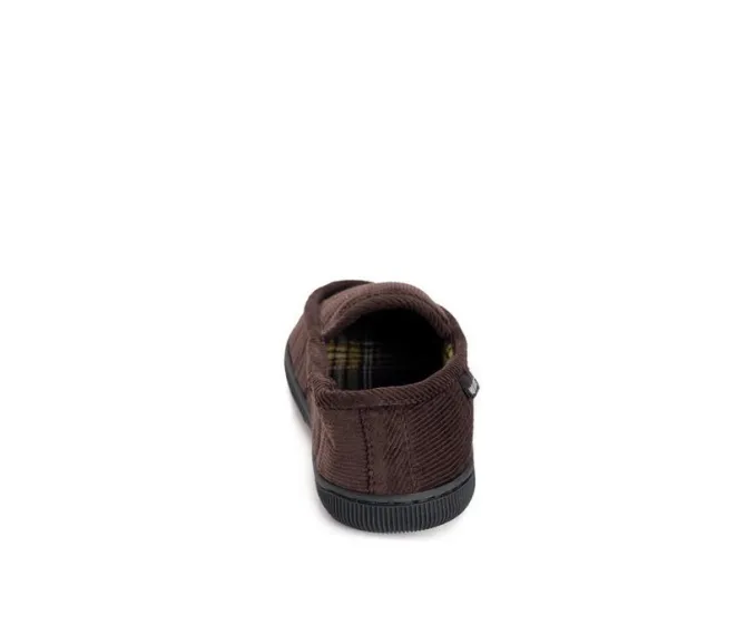 MUK LUKS Cordurory Moccasin with Flannel Lining Slippers