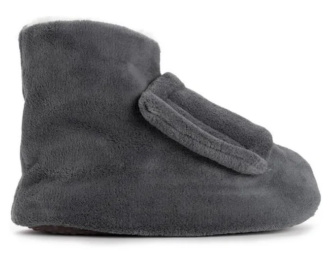 MUK LUKS Men's Adjustable Shearling Bootie Slippers