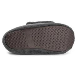 MUK LUKS Men's Adjustable Shearling Bootie Slippers