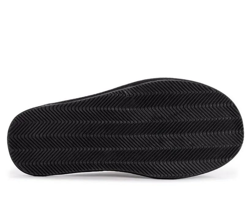 MUK LUKS Men's Dave Printed Berber Suede Slippers