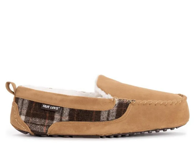 MUK LUKS Men's Emmett Moccasin Slippers