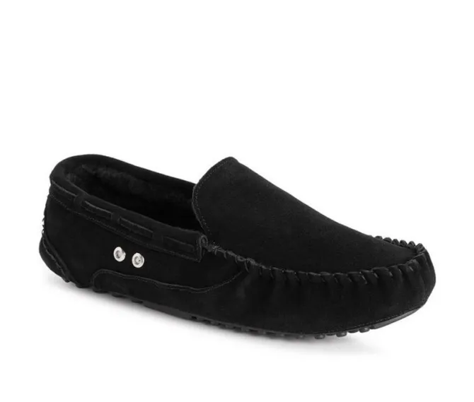 MUK LUKS Men's Everett Moccasin Slippers