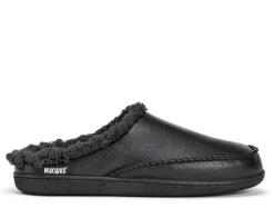 MUK LUKS Men's Faux Leather Clog Slippers