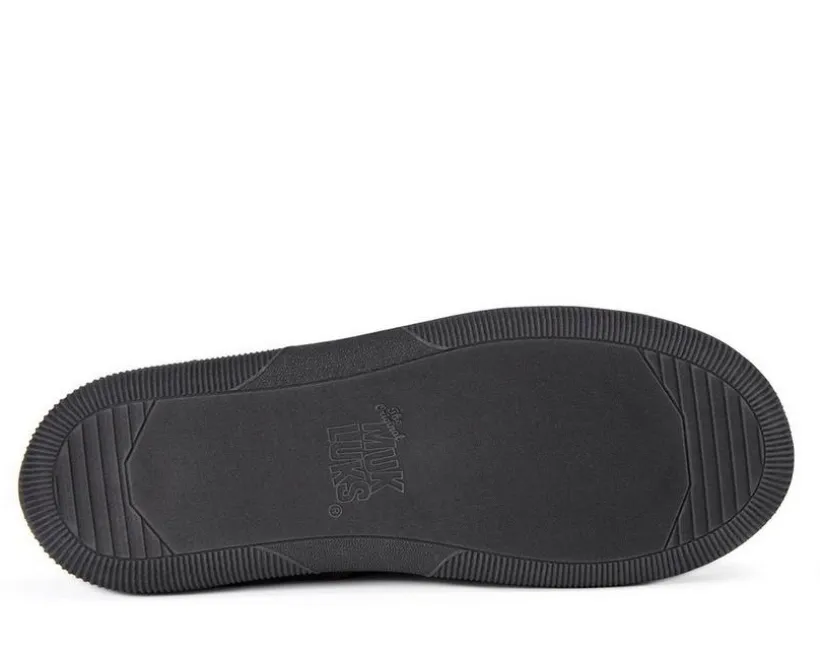 MUK LUKS Men's Faux Leather Clog Slippers