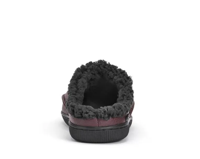 MUK LUKS Men's Faux Leather Clog Slippers