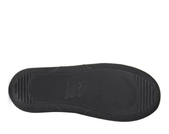 MUK LUKS Men's Faux Leather Clog Slippers