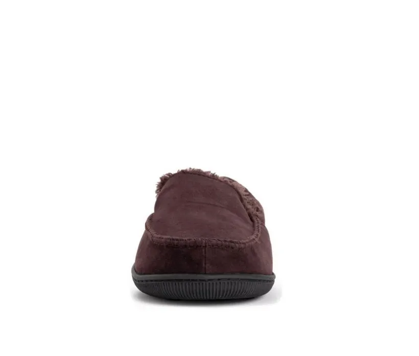 MUK LUKS Men's Fuax Suede Moccasin Slippers