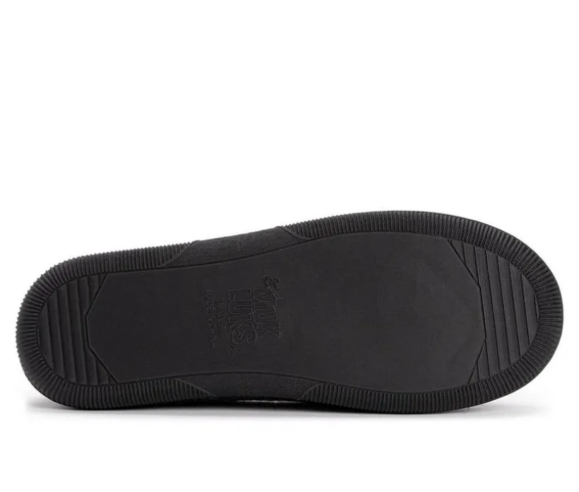 MUK LUKS Men's Fuax Suede Moccasin Slippers