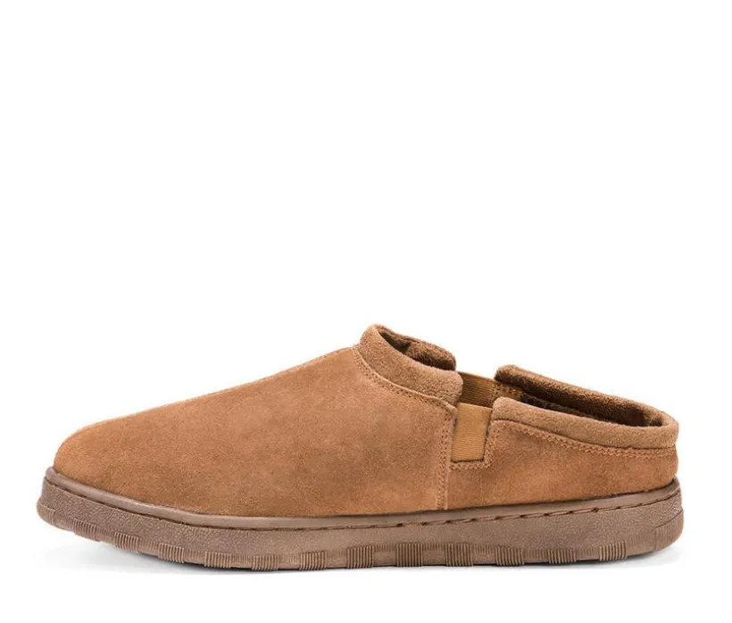 MUK LUKS Men's Matt Printed Berber Suede Clog Slippers
