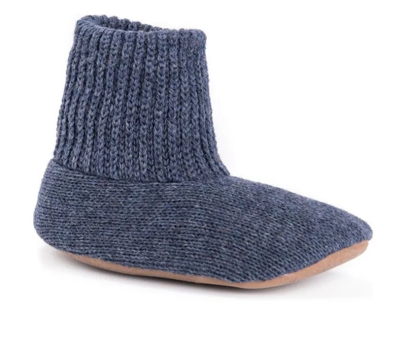 MUK LUKS Men's Morty Ragg Wool Slipper Sock