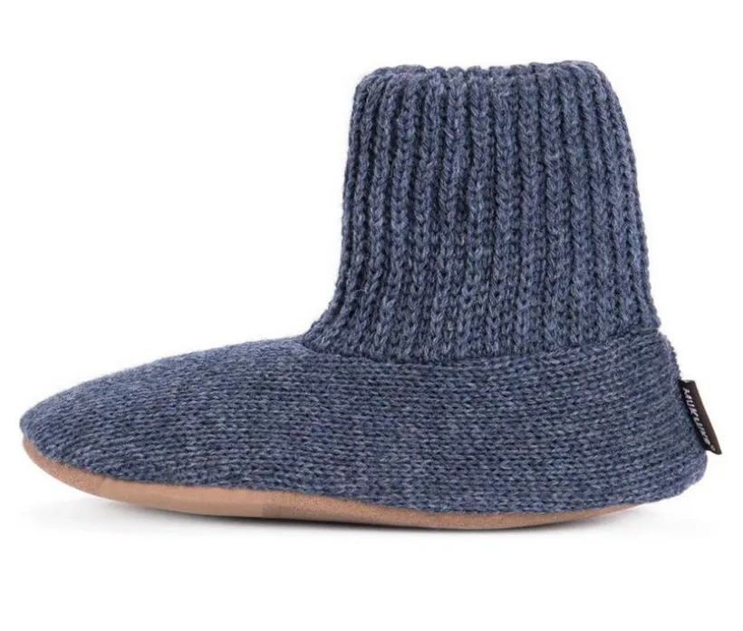 MUK LUKS Men's Morty Ragg Wool Slipper Sock