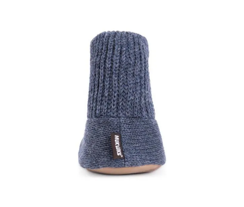MUK LUKS Men's Morty Ragg Wool Slipper Sock