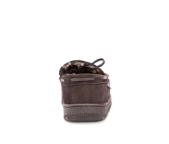MUK LUKS Men's Paul Printed Berber Suede Moccasins