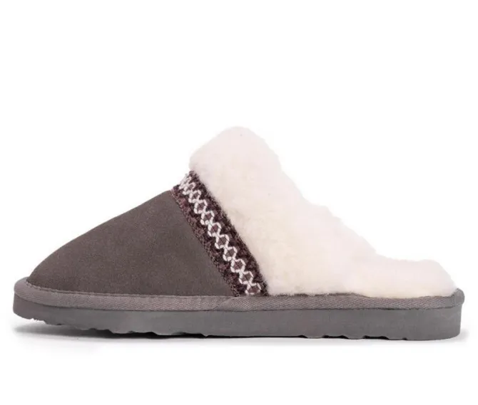 MUK LUKS Women's Dawn Suede Scuff Slippers