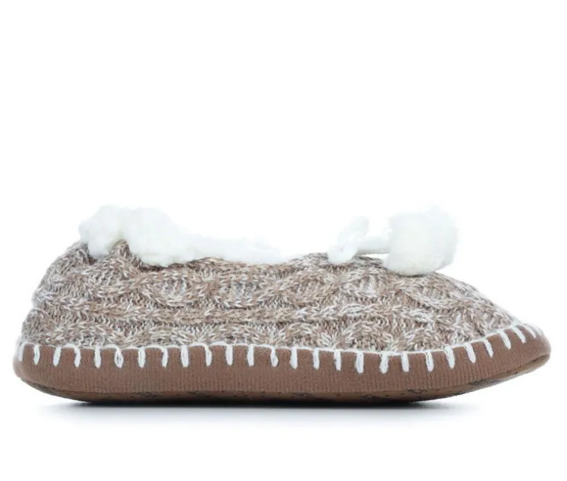 MUK LUKS Women's Knit Ballerina Slippers
