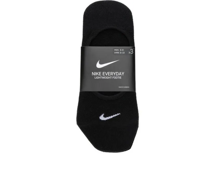 Nike 3 Pair Everyday Lightweight Footie Socks