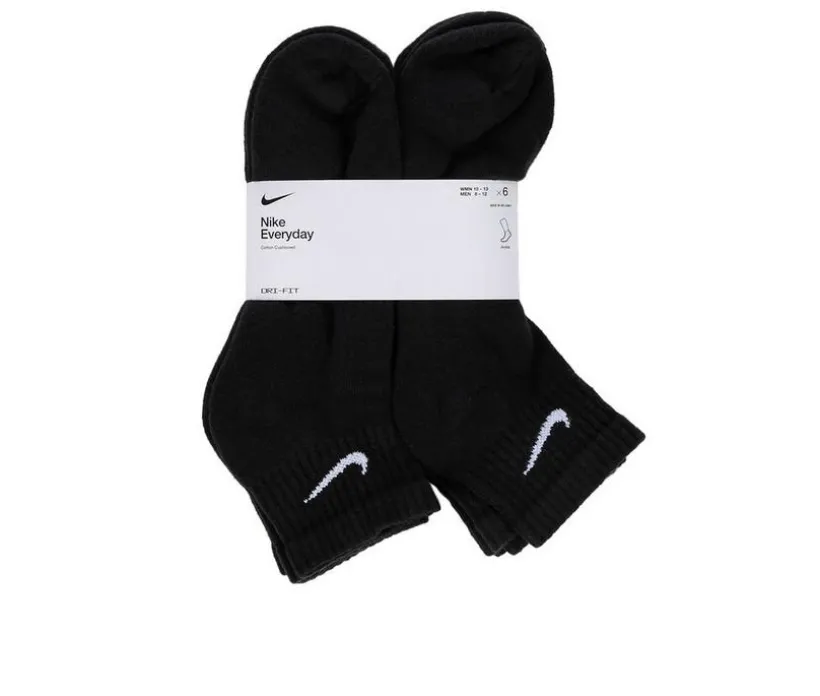 Nike 6 Pr Cushioned Quarter Length Socks