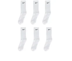 Nike 6 Pr Everyday Cushioned Crew Socks