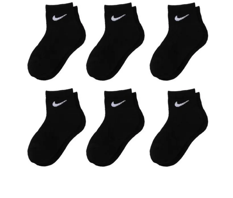Nike 6P Youth Cushioned Quarter Socks