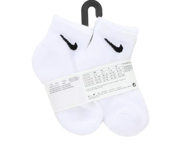 Nike 6P Youth Cushioned Quarter Socks