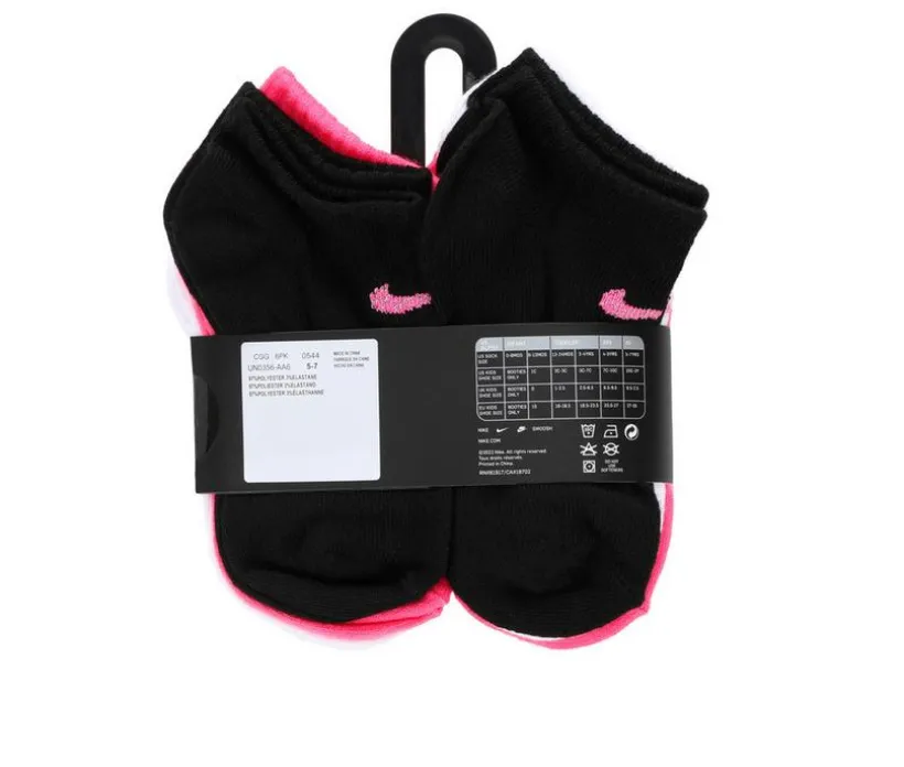 Nike Toddler 6p Basic No Show Socks