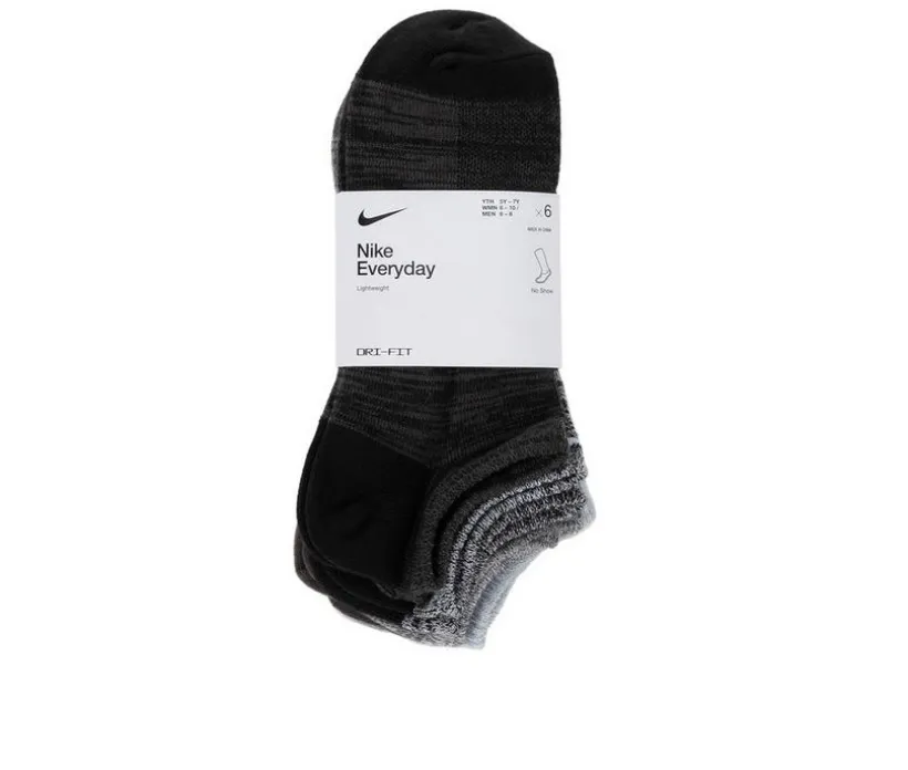 Nike Women's 6 Pair Lightweight No Show Socks Socks