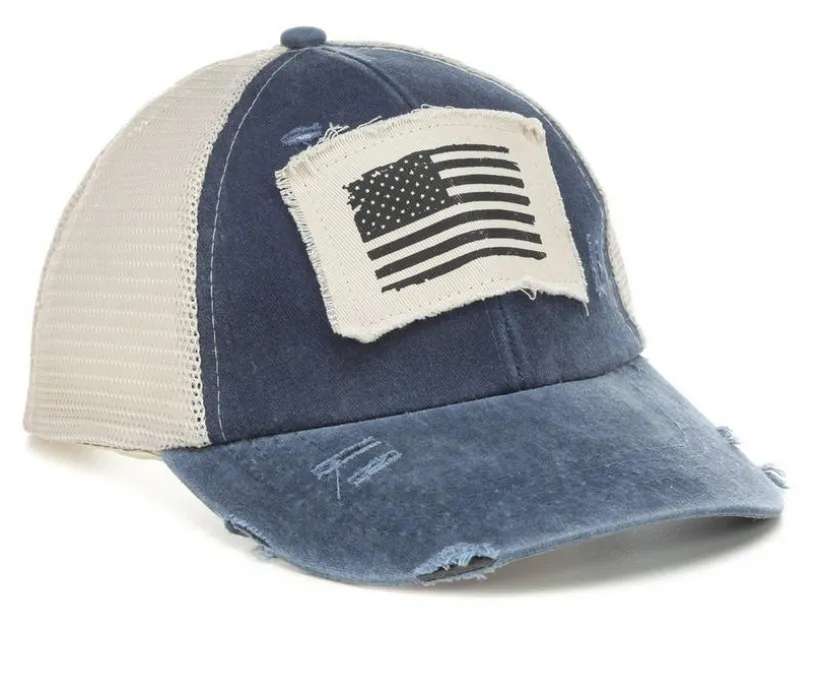 NYC Underground Flag Trucker Hat