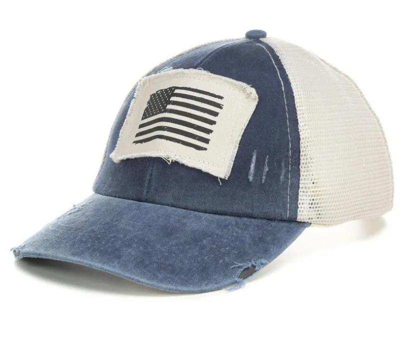 NYC Underground Flag Trucker Hat